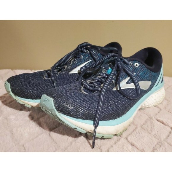 Women/Junior's Navy Blue Ghost 11 Tennis Shoes, 7 - Picture 2 of 6